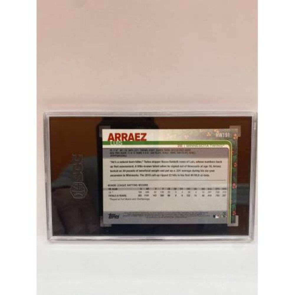 2019 Topps Holiday Luis Arraez #HW191 Graded 9.5 (MISC14) - Picture 2 of 2